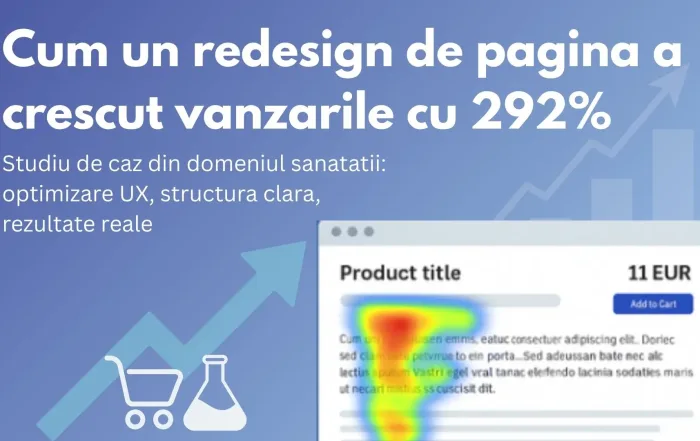 Cum un redesign de pagina a crescut vanzarile cu 292%. Studiu de caz SEO
